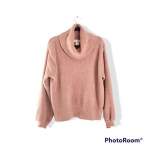 Dusty rose, Turtle neck sweater